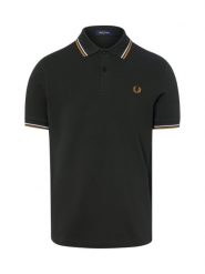 Fred Perry koszulka polo Mężczyźni Bawełna zielony, XXL. Zielone koszulki polo męskie Fred Perry, m, bez wzorów, z bawełny, bez ramiączek. Za 499.95 zł.