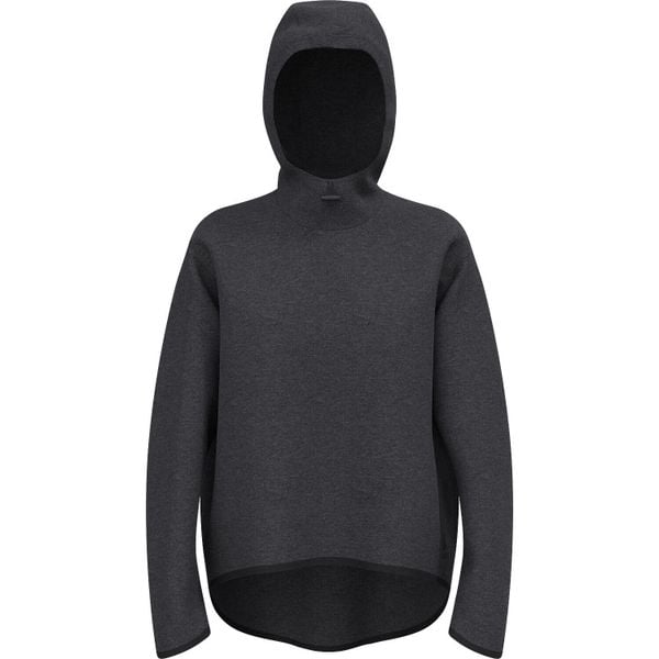 Bluza damska Odlo Mid layer hoody Active 365 knit. Czarne kurtki do biegania damskie Odlo, m, bez wzorów, z bawełny, z kapturem. Za 549.99 zł.