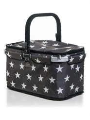 Genius Kosz "Falko" w kolorze antracytowym na zakupy - 48 x 27 x 28 cm rozmiar: onesize. Czarne shopper bag damskie Genius, bez wzorów, z materiału, bez dodatków. Za 97.45 zł.