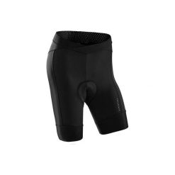 Spodenki na rower 900 damskie. Czarne szorty damskie VAN RYSEL, bez wzorów, z elastanu. Za 169.99 zł.
