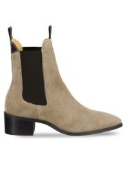Gant Sztyblety 31553093 Beżowy. Brązowe botki damskie Gant, ze skóry, bez obcasa, na płaskiej podeszwie, bez zapięcia. Za 769.99 zł.