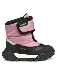 Geox Śniegowce B Trekkyup B Ab B566MA 054FU C0724 M Czarny. Czarne kozaki dziewczęce Geox, bez wzorów, z materiału, bez obcasa. Za 259.99 zł.