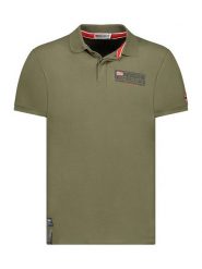 Geographical Norway Koszulka polo "Koffroy" w kolorze khaki rozmiar: M. Brązowe koszulki polo męskie Geographical Norway, m, bez wzorów, z bawełny, bez ramiączek. Za 96.60 zł.