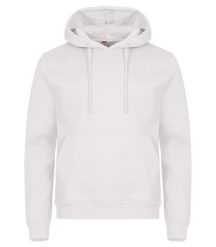 Clique Miami Hoody – bluza z kapturem z bawełny i recyklingowanego poliestru. Białe bluzy z kapturem męskie CLIQUE, m, z bawełny. Za 172.75 zł.