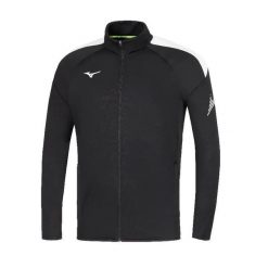 Kurtka z dresu Mizuno RB. Czarne kurtki męskie Mizuno, l, bez wzorów, z dresówki, sportowe, bez kaptura. Za 217.00 zł.