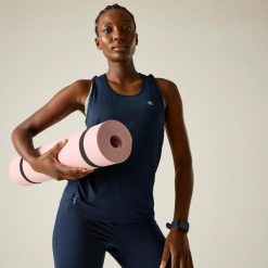 Damska Koszulka Modernize II. Niebieskie bluzki damskie Dare 2b, bez wzorów, bez kołnierzyka. Za 79.99 zł.