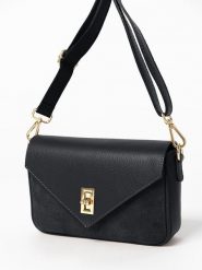 Anna Morellini Skórzana torebka "Stefanetta" w kolorze czarnym - 24 x 16 x 6,5 cm rozmiar: onesize. Czarne torebki klasyczne damskie Anna Morellini, bez wzorów, z materiału, bez dodatków. Za 260.99 zł.