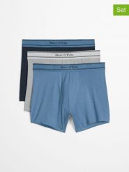 Marc O´Polo Bodywear Bokserki (3 pary) w kolorze niebiesko-szaro-granatowym rozmiar: S. Niebieskie bokserki męskie bez wzorów. Za 119.95 zł.