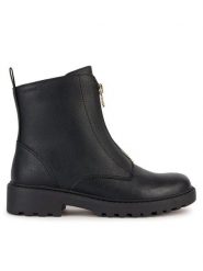 Geox Botki J Casey Girl J3620E 000BU C9999 D Czarny. Czarne botki dziewczęce Geox, bez wzorów, z materiału, bez ramiączek. Za 339.99 zł.