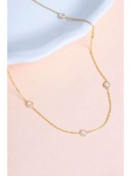 Heliophilia Srebrny naszyjnik z elementami ozdobnymi rozmiar: onesize. Szare naszyjniki damskie Heliophilia, srebrne. Za 152.62 zł.