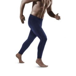 Długie spodnie sportowe do biegania CEP zimowe męskie. Niebieskie spodnie sportowe męskie CEP. Za 299.00 zł.