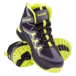 Buty Hi-Tec Miko Mid Wp Teen 92800184588 szare. Szare obuwie trekkingowe damskie . Za 306.83 zł.