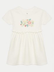 Gap Sukienka codzienna 736116-01 Écru Regular Fit. Sukienki dziewczęce GAP, bez wzorów, z bawełny, bez ramiączek. Za 89.99 zł.