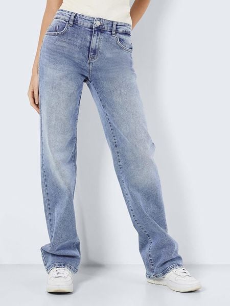 Noisy may Dżinsy - Comfort fit - w kolorze błękitnym rozmiar: W25/L32. Niebieskie jeansy damskie Noisy may. Za 109.26 zł.