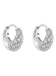 Swarovski Kolczyki Sublima 5732282 Srebrny. Szare kolczyki damskie Swarovski, metalowe. Za 439.99 zł.