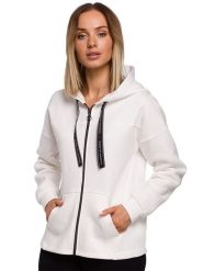 Made of emotion Bluza w kolorze kremowym rozmiar: M. Brązowe bluzy z kapturem damskie Made Of Emotion, m. Za 140.86 zł.