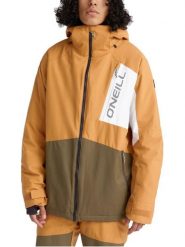 Kurtka męska O'Neill Jacksaw. Brązowe kurtki narciarskie i snowboardowe damskie O'neill, m, bez wzorów, z dresówki, bez kaptura, narciarskie. Za 422.65 zł.