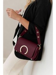 Lia Biassoni Skórzana torebka "Solano" w kolorze bordowym - 24 x 16 x 8 cm rozmiar: onesize. Czerwone torebki klasyczne damskie Lia Biassoni, bez wzorów, z materiału, bez dodatków. Za 321.97 zł.