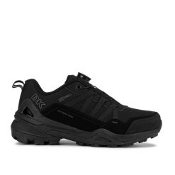 Buty męskie sportowe trekkingowe DK VENOM SOFTSHELL. Czarne buty trekkingowe męskie DK, z materiału, bez zapięcia, trekkingowe. Za 199.00 zł.