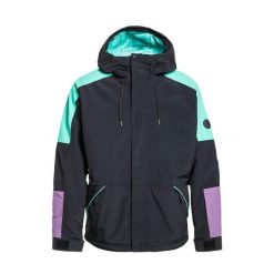 Kurtka narciarska męska Quiksilver Radicalo - Technical Snow. Czarne kurtki męskie Quiksilver, m, bez wzorów, z nylonu, bez kaptura, narciarskie. Za 620.00 zł.