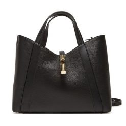 Torebka Furla. Czarne torebki klasyczne damskie Furla, bez wzorów, bez dodatków. Za 1,369.00 zł.