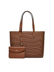 MICHAEL Michael Kors Torebka Eliza 30T4GZAT4L Brązowy. Brązowe torebki klasyczne damskie MICHAEL Michael Kors, bez wzorów, ze skóry, bez dodatków. Za 1,089.00 zł.