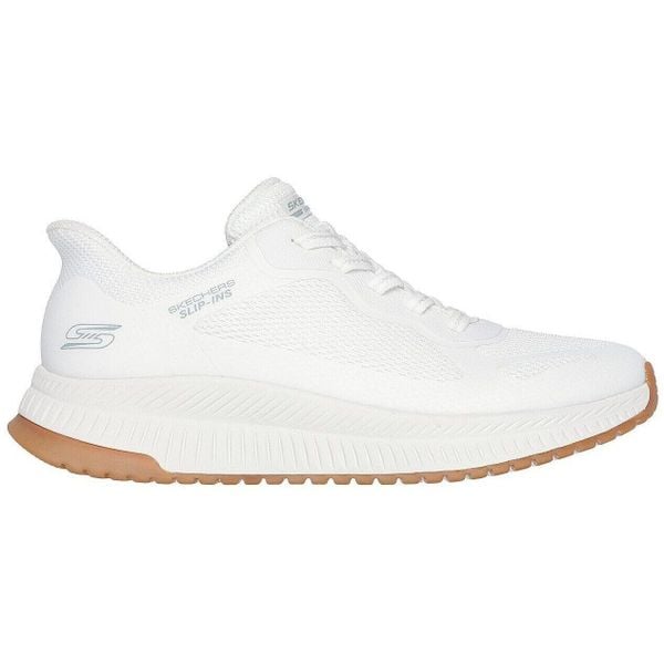 Buty sportowe damskie Skechers Bobs Squad 4 Stapl. Białe buty sportowe na co dzień damskie Skechers, bez wzorów, trekkingowe, Skechers Sport. Za 390.00 zł.