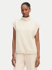 Guess Bluza V6YQ18 K4318 Beżowy Regular Fit. Brązowe bluzy bez kaptura damskie Guess, s, z syntetyku. Za 294.99 zł.