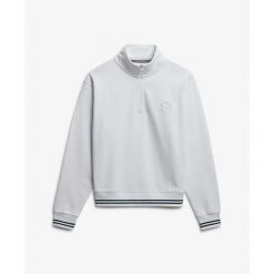 Sweter damski Superdry Country Club. Białe swetry klasyczne damskie Superdry., na zimę, bez kołnierzyka. Za 332.10 zł.