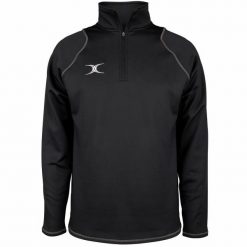 Kurtka 1/4 zip Gilbert. Czarne kurtki męskie gilbert, bez wzorów, z dresówki, sportowe, bez kaptura. Za 330.50 zł.