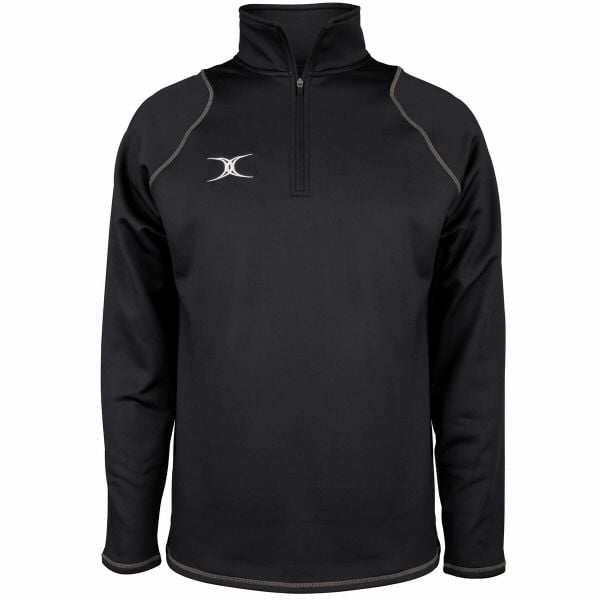 Kurtka 1/4 zip Gilbert. Czarne kurtki męskie gilbert, bez wzorów, z dresówki, sportowe, bez kaptura. Za 330.50 zł.