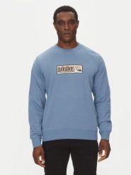 Quiksilver Bluza EQYFT05055 Niebieski Regular Fit. Niebieskie bluzy bez kaptura męskie Quiksilver, l, z bawełny. Za 129.99 zł.