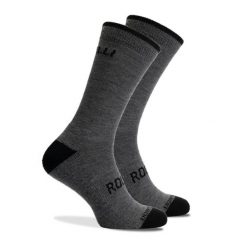 Skarpetki zimowe z owczej wełny Rogelli Merino. Czarne skarpetki damskie Rogelli, bez wzorów, z wełny. Za 40.00 zł.