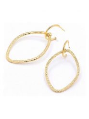 MOODE Kolczyki-wkrętki "Elza" rozmiar: onesize. Żółte kolczyki damskie MOODE, ze stali. Za 39.99 zł.