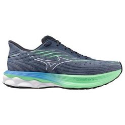 Buty do biegania Mizuno Wave Skyrise 6. Niebieskie obuwie do biegania damskie Mizuno, mizuno wave. W wyprzedaży za 598.10 zł.