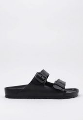 Klapki męskie Birkenstock Arizona Eva. Czarne klapki i japonki męskie Birkenstock, z materiału. Za 288.00 zł.