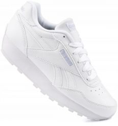 Damskie buty sportowe sneakersy ORTHOLITE REEBOK REWIND RUN. Białe buty sportowe na co dzień damskie Reebok, z aplikacjami, z materiału, trekkingowe. Za 219.00 zł.