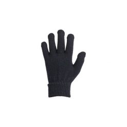 Rękawiczki jeździeckie Tricot dla dzieci. Czarne rękawiczki damskie FOUGANZA, z elastanu, bez ramiączek. W wyprzedaży za 9.99 zł.