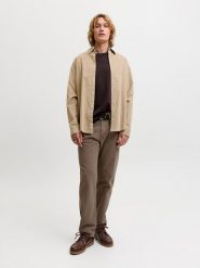 Jack & Jones Dżinsy "Jjichris Jjoriginal" - Loose fit - w kolorze jasnobrązowym rozmiar: W33/L32. Brązowe jeansy męskie Jack & Jones. Za 114.95 zł.