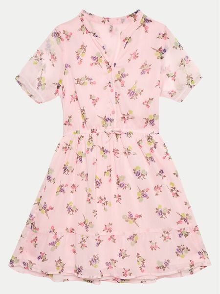 Kids ONLY Sukienka letnia Malina 15316598 Różowy Regular Fit. Czerwone sukienki dziewczęce Kids Only, na lato, bez wzorów, z syntetyku, bez ramiączek. Za 149.99 zł.