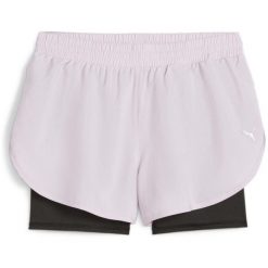 Spodenki damskie PUMA Run Favorite Woven 2In1 3". Czerwone szorty damskie Puma, bez wzorów. Za 149.99 zł.