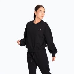 Bluza treningowa damska Cardio Bunny HCB-325. Czarne bluzy bez kaptura damskie Cardio Bunny, l, bez wzorów, z materiału, bez ramiączek, bez kaptura. Za 69.99 zł.