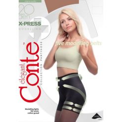 Brązowe Rajstopy Conte Breeks. Brązowe rajstopy i pończochy Born2be. Za 19.99 zł.