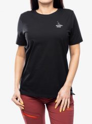 Koszulka bawełniana damska Mammut Core T-Shirt Snow. Czarne t-shirty damskie Mammut, s, bez wzorów, z bawełny, bez kołnierzyka. Za 182.45 zł.
