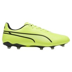 Buty piłkarskie Puma King Match FG/AG M 107570-04 zielone. Zielone buty fitness męskie do piłki nożnej. Za 428.22 zł.