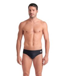 Kąpielówki Arena Graphic Swim Briefs. Czarne kąpielówki męskie Arena, m, bez wzorów, z materiału, do pływania. Za 132.24 zł.