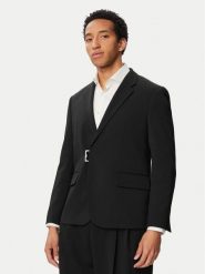 HUGO Marynarka Hans 263X 50565557 Czarny Slim Fit. Czarne marynarki męskie Hugo, bez wzorów, z syntetyku. Za 1,649.00 zł.