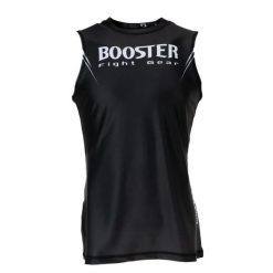 Damska koszulka typu rashguard Booster Fight Gear Challenge V2. Czarne bluzki sportowe damskie BOOSTER FIGHT GEAR, l, z materiału, bez kołnierzyka, bez ramiączek. Za 260.50 zł.