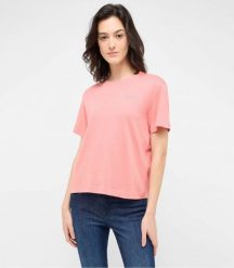 Damski T-Shirt Mustang Style Floris Peach Blossom 1016145 8143. Pomarańczowe t-shirty damskie Mustang, s, bez wzorów, bez kołnierzyka. Za 79.99 zł.