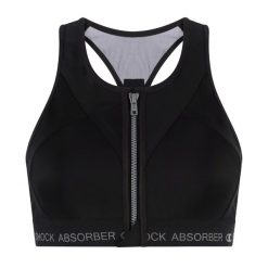 Biustonosz treningowy Shock Absorber Infinity Power Bra. Czarne biustonosze sportowe damskie CHAMPION, bez wzorów. Za 199.99 zł.